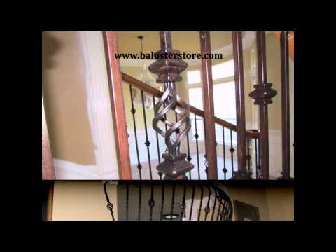 how to fasten iron balusters