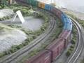 N-track New Haven freight at Floyd Bennett Field model show