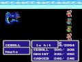 the battle of nepto in the final fantasy 3 nes with feok's