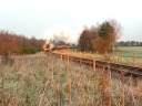 LNER D49 class Morayshire departs Kinneil