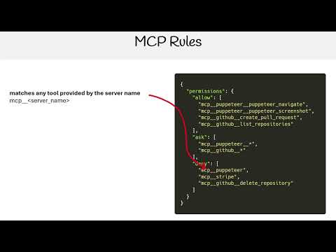 Claude Code Essentials - MCP Rules