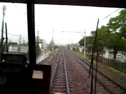 ゲリラ豪雨の名古屋本線 本星崎→本笠寺