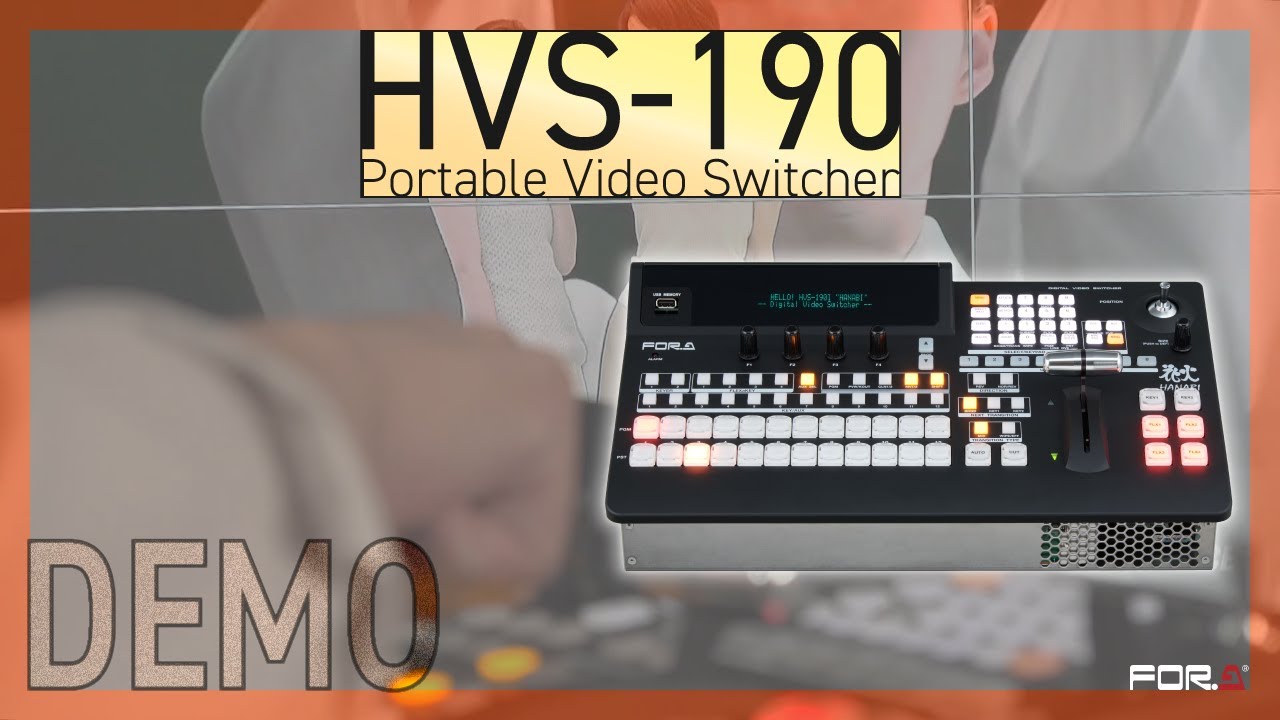 HVS-190 Video Switcher Demonstration