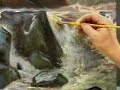 Part 2- Painting a Waterfalls in Oil by Larry Seiler