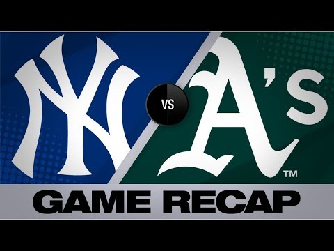 Video: Roark shines in 5-3 win vs. Yankees | Yankees-Athletics Game Highlights 8/22/19