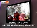[CES 2008] LG Wireless System & 50\" tv