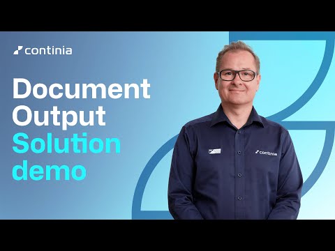 Document Output - Solution demo intro