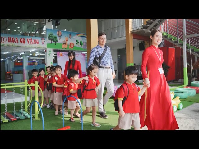 Tuyển sinh HKII Năm học 2024 - 2025 | Mầm Non Hoa Cọ Vàng | Tập đoàn Giáo dục Quốc tế Nam Việt