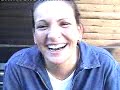 A hot woman shows her tooth filled with amalgams A hot woman shows her tooth filled with amalgams