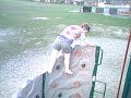 Santa   Anna  demonstration on a playground