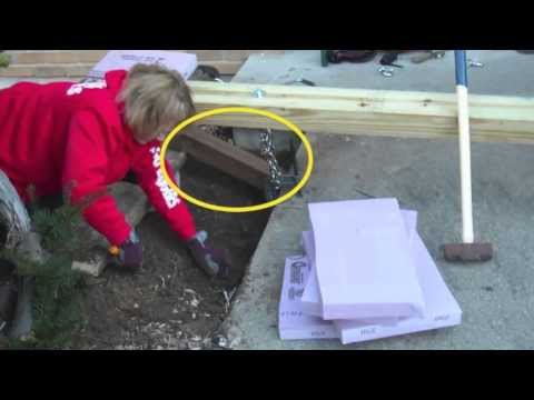 how to patch uneven sidewalk