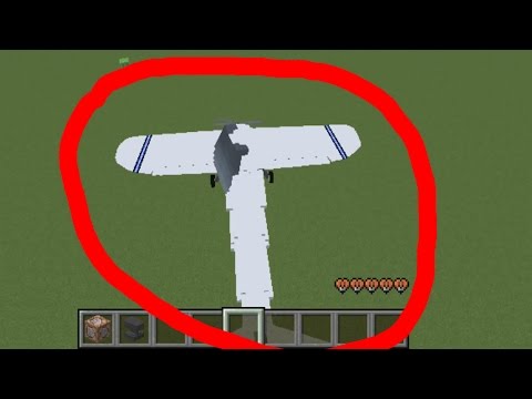 Minecraft как сделать самолёт с модом Minecraft как сделать самолёт с модом