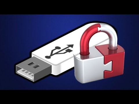 how to put a password on a usb