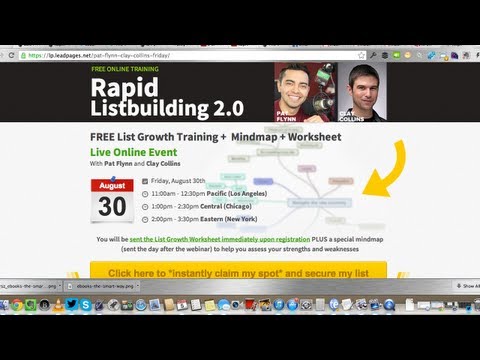 Rapid List Building 2.0 Workshop [Webinar Replay] with Pat and Clay