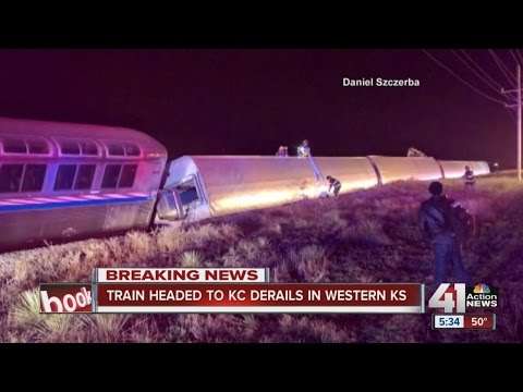 Amtrak train derails in southwest Kansas, 21 injured