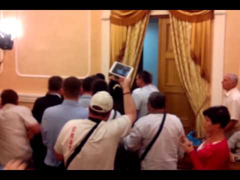 Відео бійки в одеській мерії