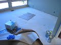 MORAGA, CA.   STAIN MAPLE HARDWOOD FLOOR BEFORE & AFTER