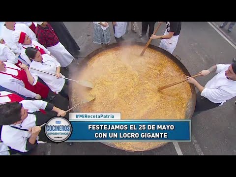 25 de mayo de 2015, locro, empanadas y churros
