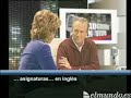 aguirre habla en inglés sobre la enseñanza bilingüe