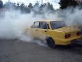 Fiat 125p 2.0 dohc. Palenie gumy. Fiat 125p 2.0 dohc. Palenie gumy.