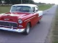 55 Chevy Bel-Air Burnout