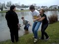 the hunnies threw me in the water!!!
