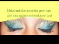 Click here to watch this video Peacock makeup-From Wearable to Halloween