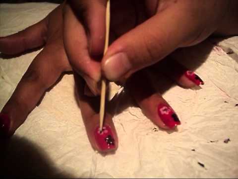 manicure flores -