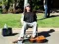 Man with no arms playing freebird on guitar Man with no arms playing freebird on guitar