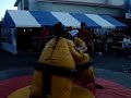 Sumo wrestling in Himos midsummer fest