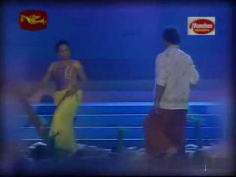 sabeetha - sabeetha and channa in a beautiful scene song: by amaradeva film: sarunalaya.