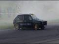 Gatebil 2007 - Burnout and drag - Rwd GOLF, Urquattro, S2