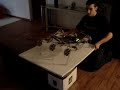 Hexor, a six-legged hexapod walking and balancing robot.
