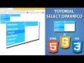 Select Dinamico Javascript - HTML