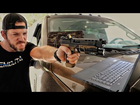The Most Tactical and Affordable Gun, Against My Bulletproof Laptop