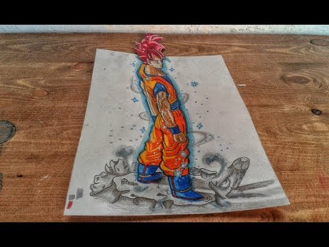 how to draw dragon ball z kai step by step