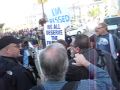 Argument between gay marriage supporters and opponent at anti-Prop.8 rally