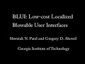 BLUI: Blowable user interface