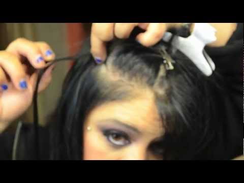 how to fit micro loop hair extensions