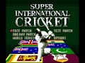 in-game music for the snes game super international cricket