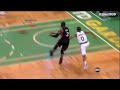 Avery Bradley Blocks Dwyane Wade - Heat @ Celtics 4/1/2012
