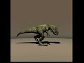 laufender dinosarier,blender animation