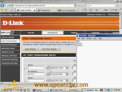 port forward - CCTV Video Tutorials by http://www.apexcctv.com - This video gives a brief overview of Port Forwarding for surveillance installations, walk through some of t...