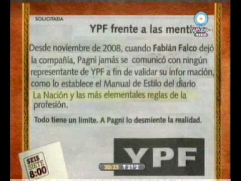 6 7 8 Solicitada de YPF contra coimero Pagni