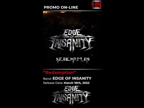 #HeavyMetal #Doom from #USA EDGE OF INSANITY - Redemption (EP 2022) #Dallas #Texas 