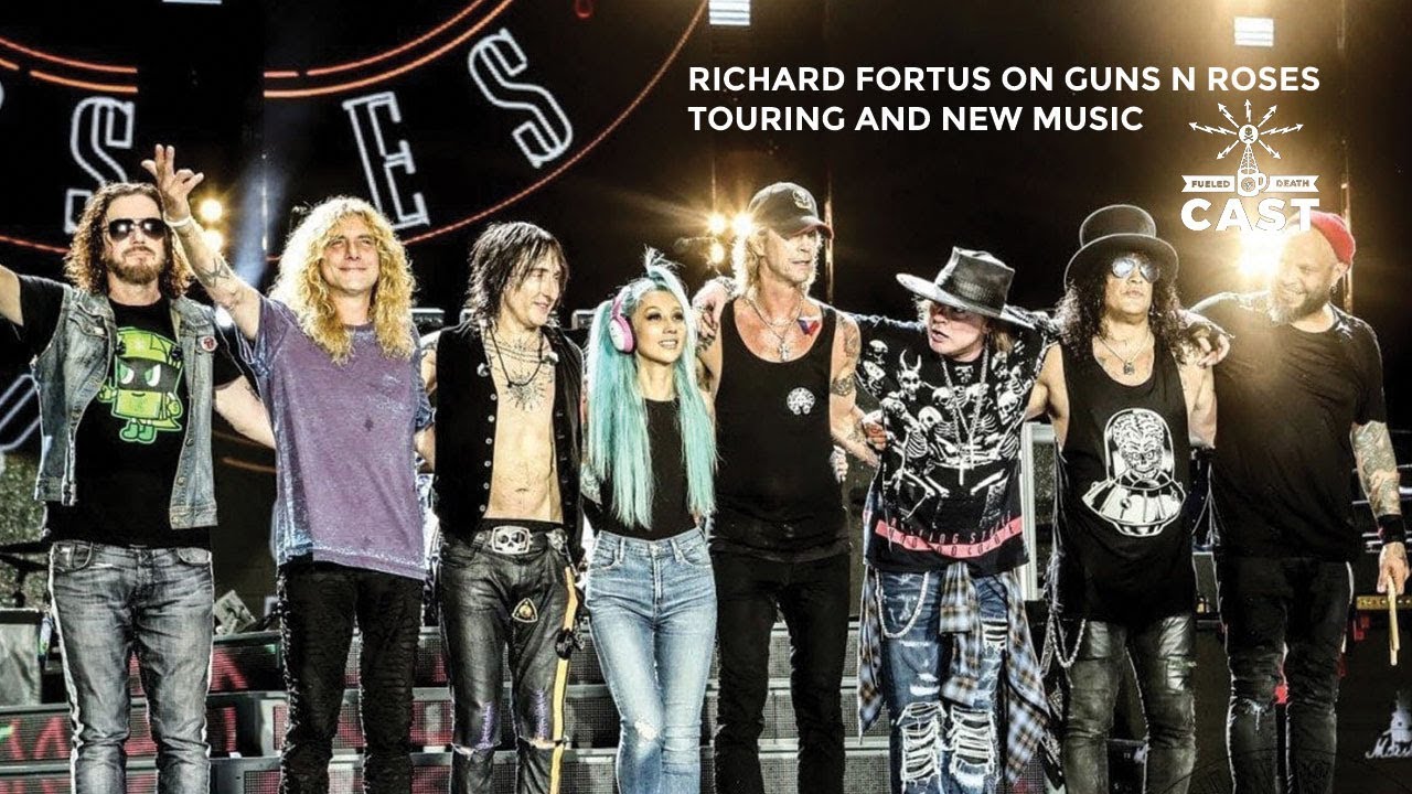 Cover image - Legendary guitarist and musician Richard Fortus returns to the podcast to talk about what he's been up to including producing the next record for The Psychedelic Furs, and touring and...