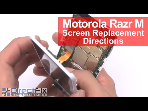 how to take razr m battery out