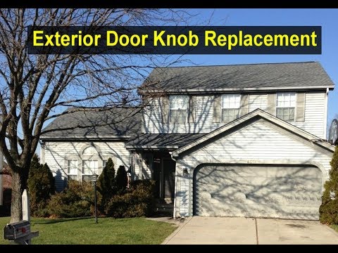 how to change a door knob