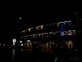 Atrium area at night of TodaysArt festival in den Haag