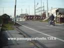 passaggio a livello a Brescia in via Zizioli